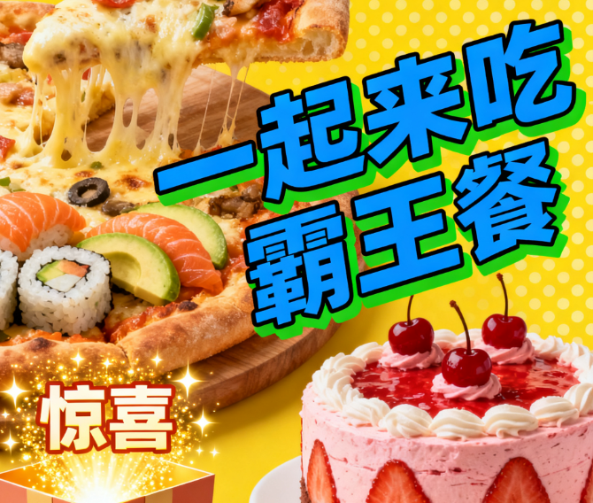 每天送海量免单霸王餐！点外卖、到店吃都能省，0 元探店不是梦